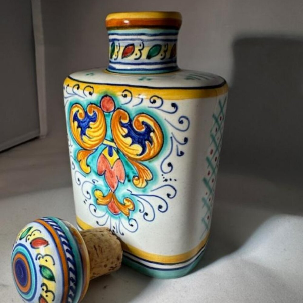 SORRY SOLD TUSCANO OLIVE OIL CERAMIC CRUET MADE IN ITALY